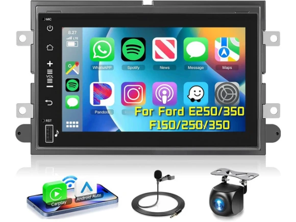 7-inch Car Stereo for Ford Vehicles — Car Infotainment System, Podofo