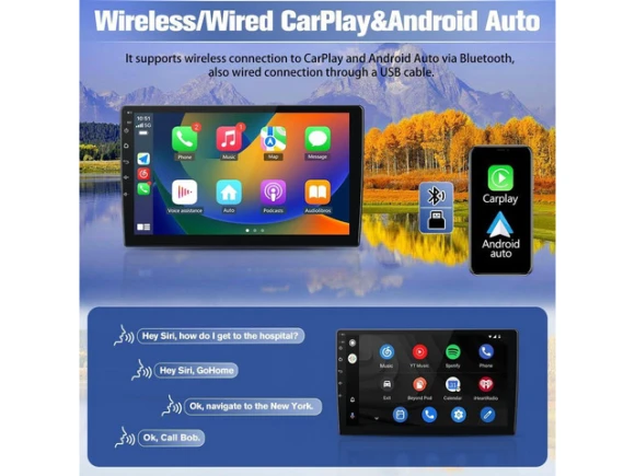 Android Car Stereo Head Unit for Dodge RAM 1500/2500/3500, 2002–2005 — Car Infotainment System, SOYE