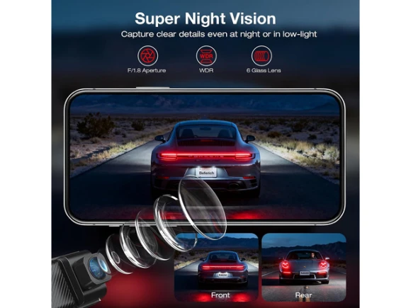 Dash camera with 64GB card — Dash Cam, SOYE