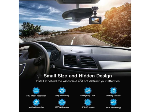 1080P Full HD Dash Cam — Dash Cam, YINGHUA