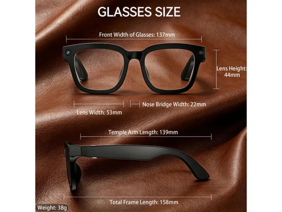 Black Smart Glasses — Smart Glasses, Generic Logic, Inc.