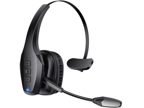 Black Trucker Bluetooth Headset — Wireless Earbuds, Mega Brand