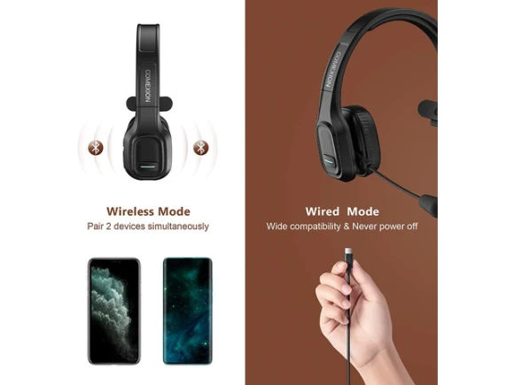 Bluetooth Headset — Wireless Earbuds, COMEXION