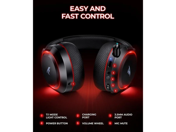 Wireless Gaming Headset — Wireless Earbuds, Valorise