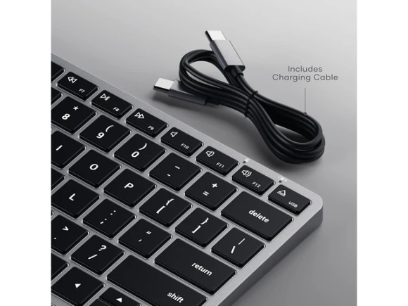 Bluetooth Backlit Keyboard, Space Gray — Bluetooth Keyboard, Satechi