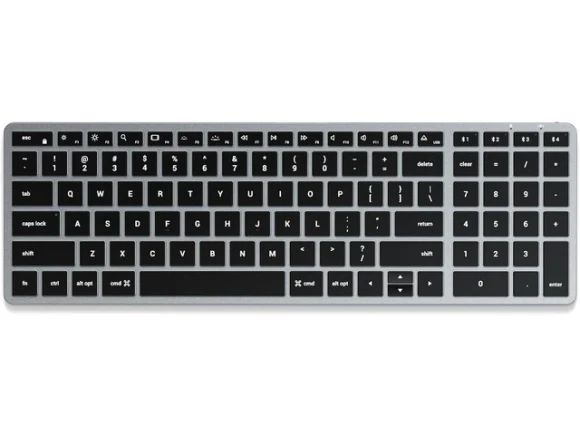 Bluetooth Backlit Keyboard, Space Gray — Bluetooth Keyboard, Satechi
