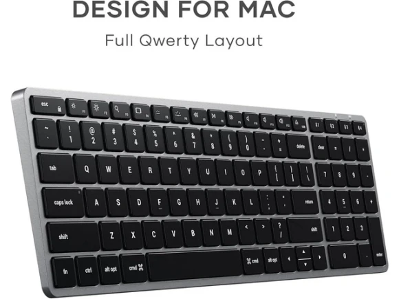 Bluetooth Backlit Keyboard, Space Gray — Bluetooth Keyboard, Satechi