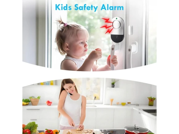 Door/Window Alarm, 10 Pack, Silver Gray — Motion Sensor, upergo