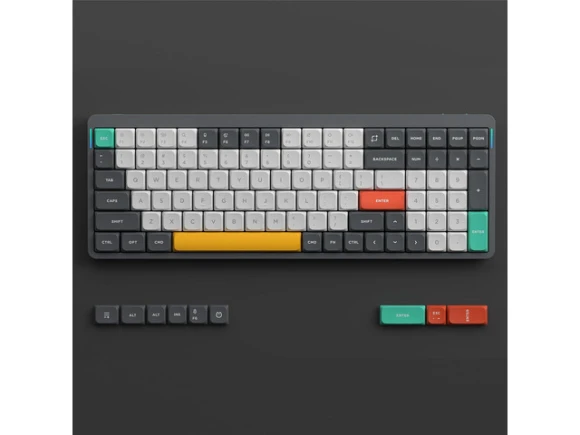 Grey Wireless Mechanical Keyboard — Bluetooth Keyboard, NuPhy