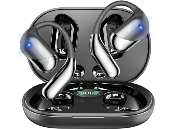 Open-Ear Headphones with Ear Hooks — Wireless Earbuds, TUKO