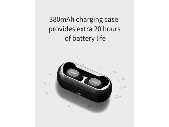 True wireless stereo (TWS) earbuds — Wireless Earbuds, QCY