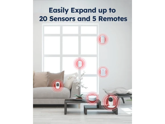 WiFi door alarm system, 8-piece set — Starter Kit, upergo
