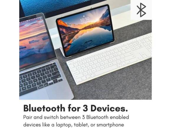 Wireless Bluetooth Keyboard for Apple Devices — Bluetooth Keyboard, Macally