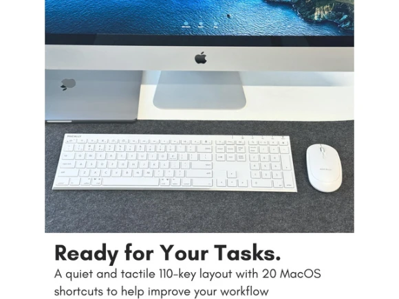 Wireless Bluetooth Keyboard for Apple Devices — Bluetooth Keyboard, Macally