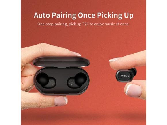 Wireless Earbuds, Black — Wireless Earbuds, QCY
