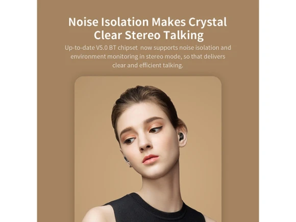 Wireless Earbuds, Black — Wireless Earbuds, QCY