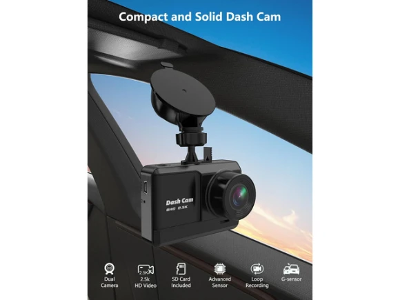 Front and Rear Dash Camera with 32GB SD Card — Dash Cam, ilepo