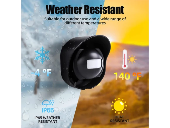Wireless Driveway Alarm with Outdoor Motion Sensor — Motion Sensor, upergo