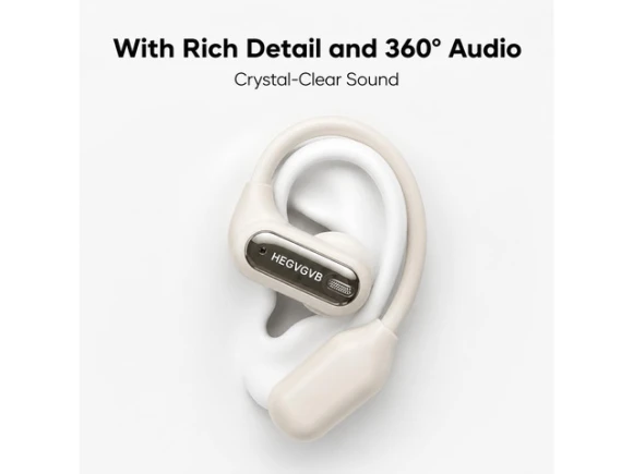 Open-ear Wireless Earbuds with Ear Hooks — Wireless Earbuds, Generic Logic, Inc.