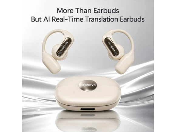 Open-ear Wireless Earbuds with Ear Hooks — Wireless Earbuds, Generic Logic, Inc.