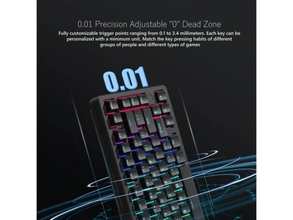 Black 75% Wireless Mechanical Keyboard — Bluetooth Keyboard, Womier
