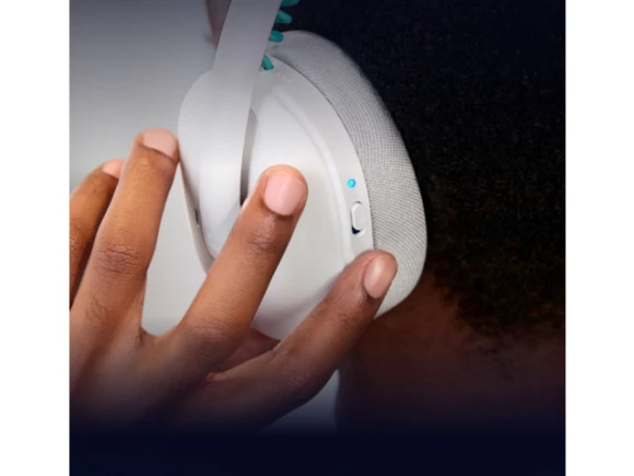 White Wireless Gaming Headset — Wireless Earbuds, Logitech