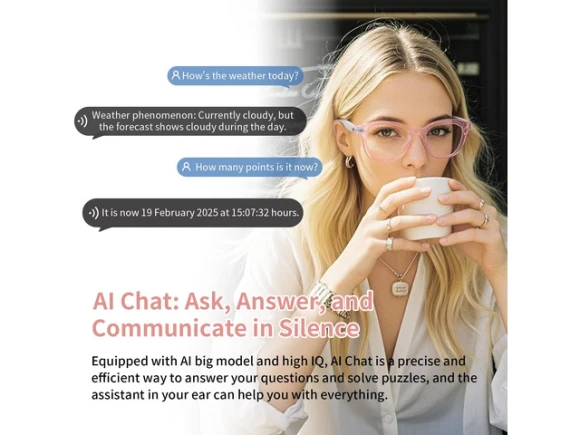 AI Smart Glasses, Pink — Smart Glasses, Generic Logic, Inc.