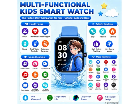 Kids Smartwatch / Fitness Tracker — Kids Smart Watch, Generic Logic, Inc.