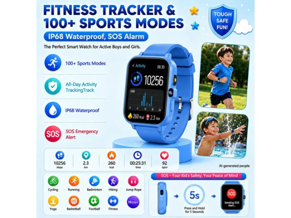 Kids Smartwatch / Fitness Tracker — Kids Smart Watch, Generic Logic, Inc.