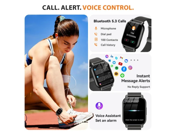 Smartwatch with Bluetooth Calling and AI Voice Control — Smart Watch, Generic Logic, Inc.