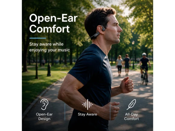 Bone Conduction Headphones — Wireless Earbuds, Generic Logic, Inc.
