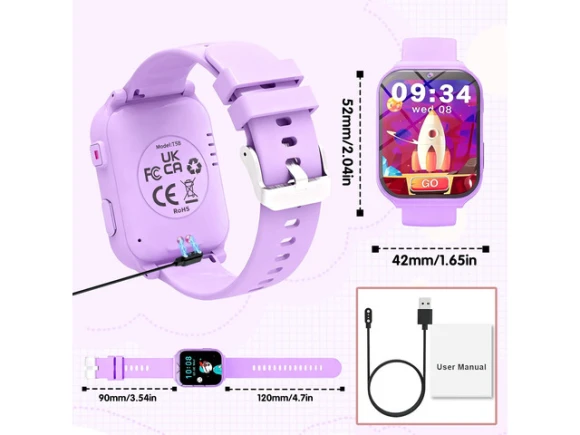 Kids' Smartwatch, Purple — Kids Smart Watch, Generic Logic, Inc.