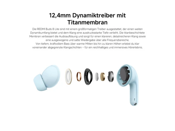 Wireless Earbuds, Blue — Wireless Earbuds, Redmi