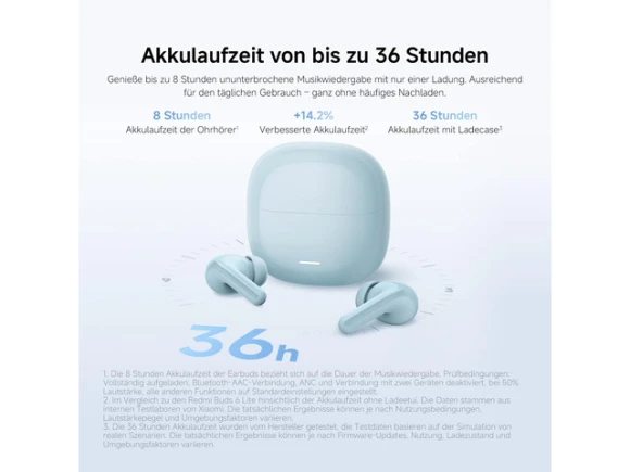 Wireless Earbuds, Blue — Wireless Earbuds, Redmi