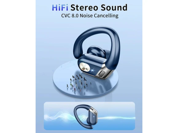 Blue Wireless Earbuds — Wireless Earbuds, Generic Logic, Inc.