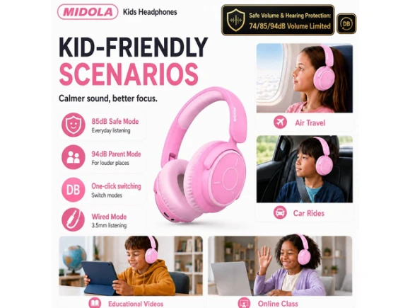 Over-Ear Bluetooth Headphones — Wireless Earbuds, Generic Logic, Inc.