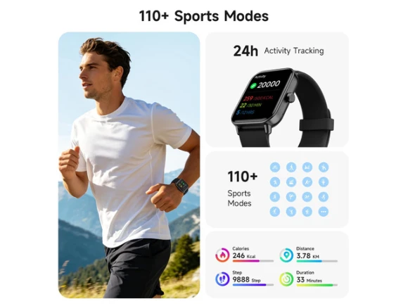 Smart Watch with 1.85-inch AMOLED Screen — Smart Watch, Generic Logic, Inc.