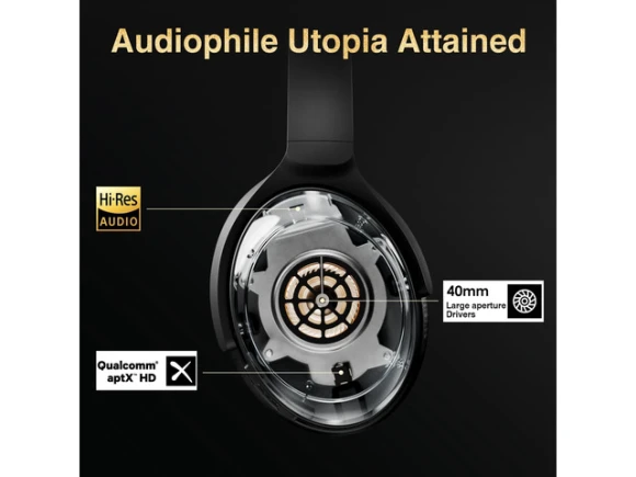Wireless over-ear Bluetooth headphones — Wireless Earbuds, Generic Logic, Inc.