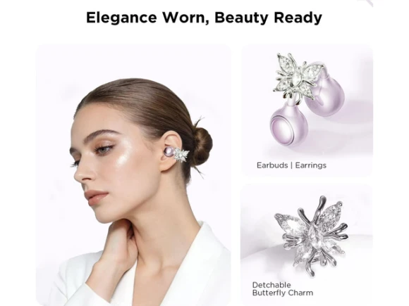 Clip-on open-ear earbuds — Wireless Earbuds, Generic Logic, Inc.