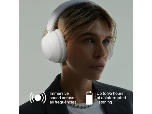 Wireless Over-Ear Headphones, Ivory — Wireless Earbuds, Generic Logic, Inc.
