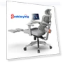 Ergonomic Chair with Detachable Workstation Desktop — Desk Chairs, NEWTRAL