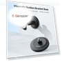 Thumbnail Magnetic Base Mounting Bracket with 1/4" Connector for DJI Pocket 3 / Insta360 Smart Phones — Camera Brackets, TELESIN