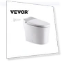 Elongated Smart Toilet with Heated Seat and Auto Freshening — Bathroom Essentials, VEVOR