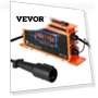 48 Volt 15 AMP Golf Cart Smart Battery Charger for Club Car 3-Pin Round — Carts, VEVOR
