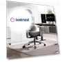 Thumbnail Ergonomic Chair with Adjustable Backrest, Armrest, Headrest, and Footrest - Grey — Desk Chairs, NEWTRAL