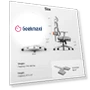 Thumbnail Ergonomic Chair with Adjustable Backrest, Armrest, Headrest, and Footrest - Grey — Desk Chairs, NEWTRAL