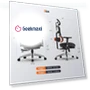 Thumbnail Ergonomic Chair with Lumbar Support, Adjustable Armrest, Headrest, Footrest, 4D Mesh — Desk Chairs, NEWTRAL