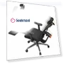 Thumbnail Ergonomic Chair with Footrest, Auto-Following Backrest Headrest, Adaptive Lower Back Support - Black — Desk Chairs, NEWTRAL