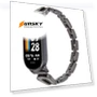 Thumbnail U-shaped Diamond Bracelet Metal Watch Band for Xiaomi Smart Band 9/8 — Bands, Xiaomi