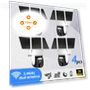 360 Solar Panel 2K FHD WiFi Camera with AI Motion Detection — Cameras & Monitors